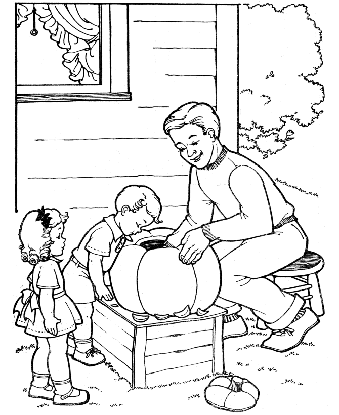 Halloween Party Coloring page