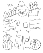 Halloween Symbols Coloring Pages