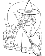 Halloween Costume Coloring Pages