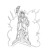 Fourth of July coloring sheets and US Independence Day coloring pages