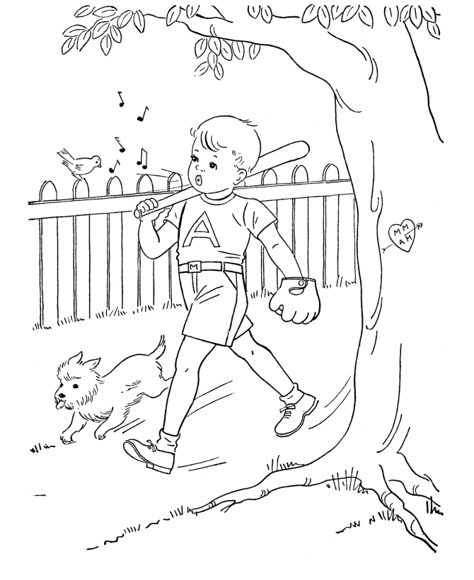young boy coloring pages - photo #21