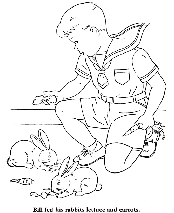 young boy coloring pages - photo #13