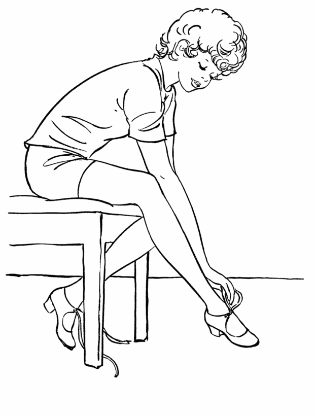 dance coloring pages for girls - photo #15