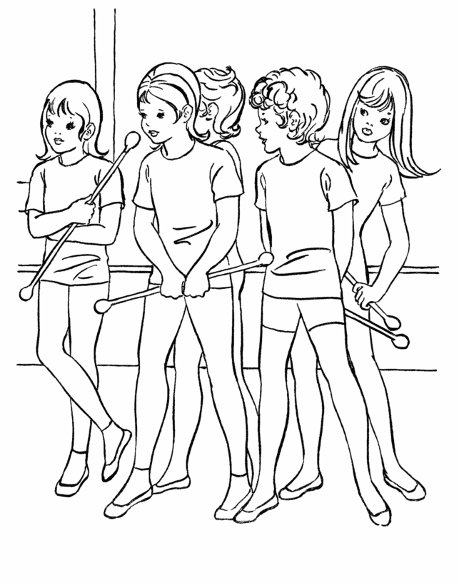 dance coloring pages for girls - photo #7