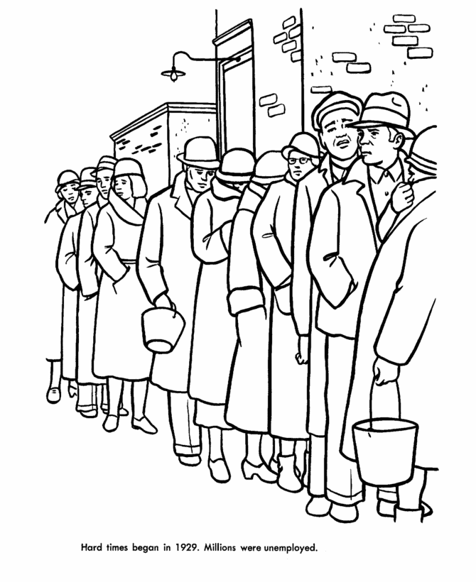 Labor Day Jobs Coloring page