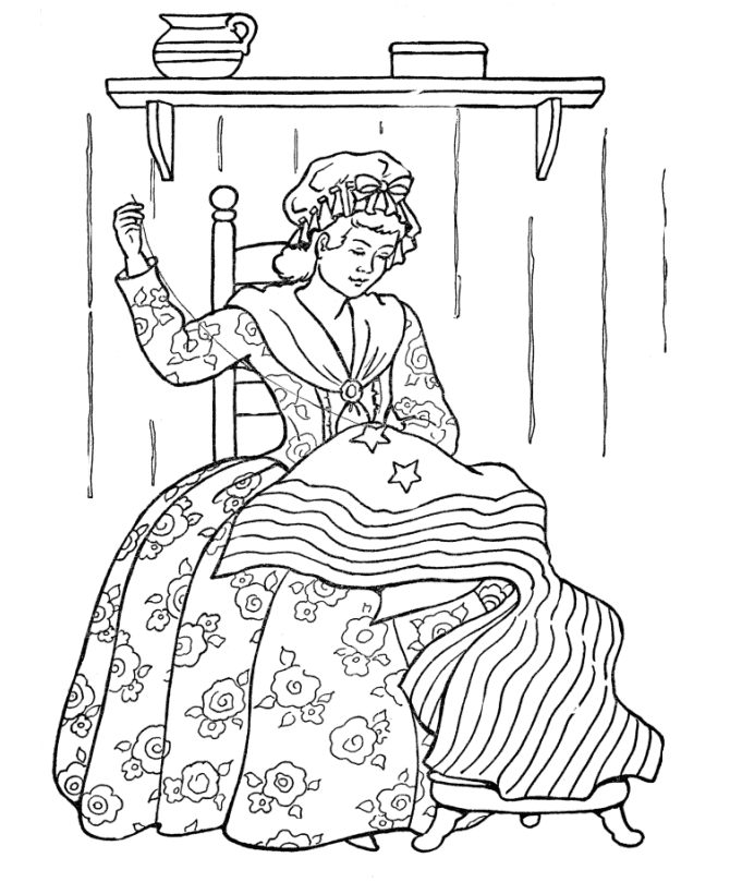 Memorial Day Coloring page