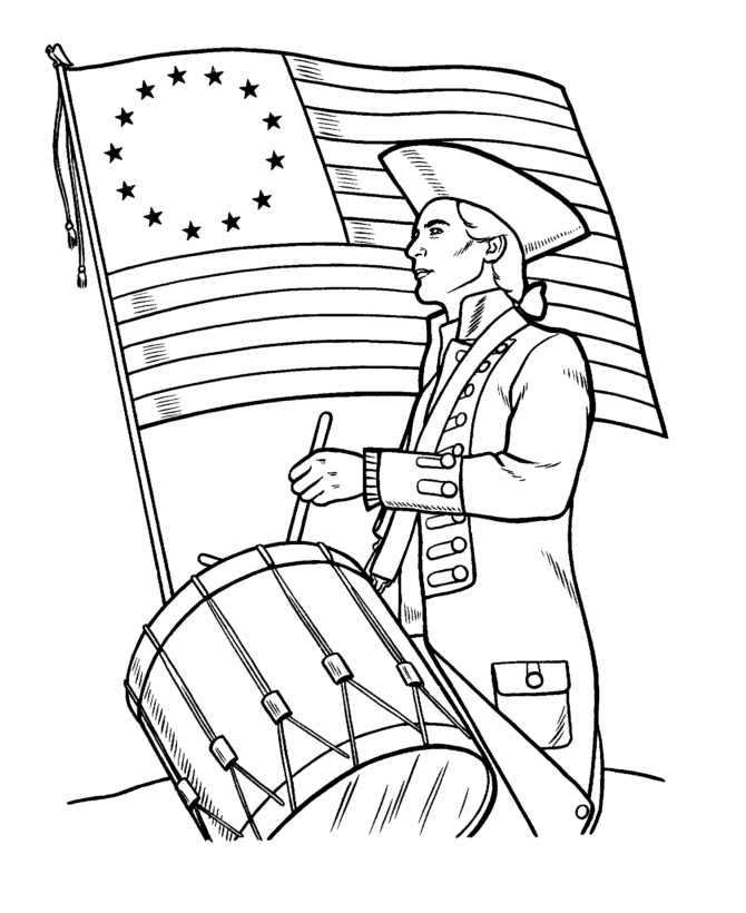 Memorial Day Coloring page