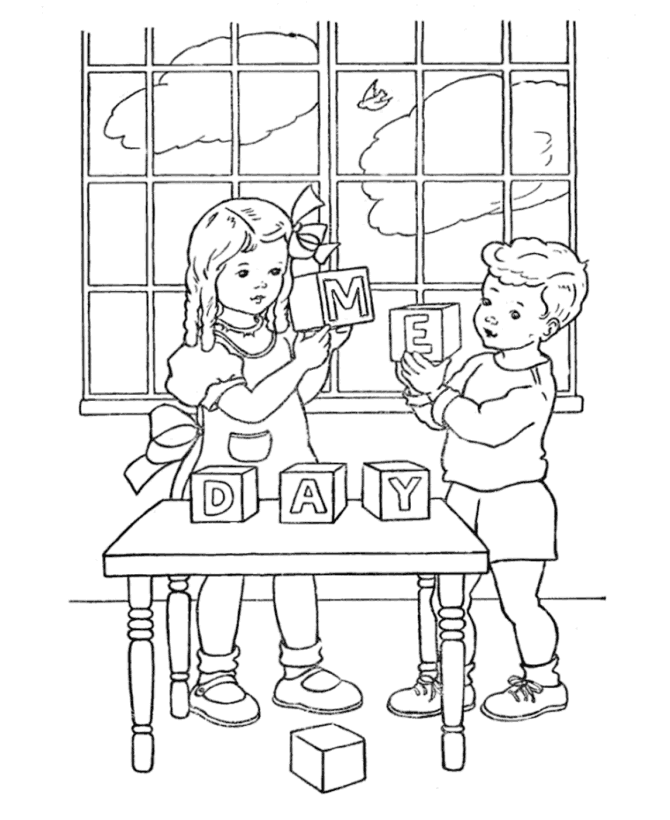 Memorial Day Coloring page