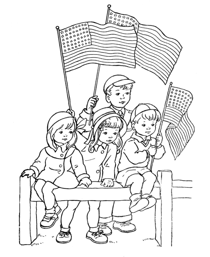 Memorial Day Coloring page