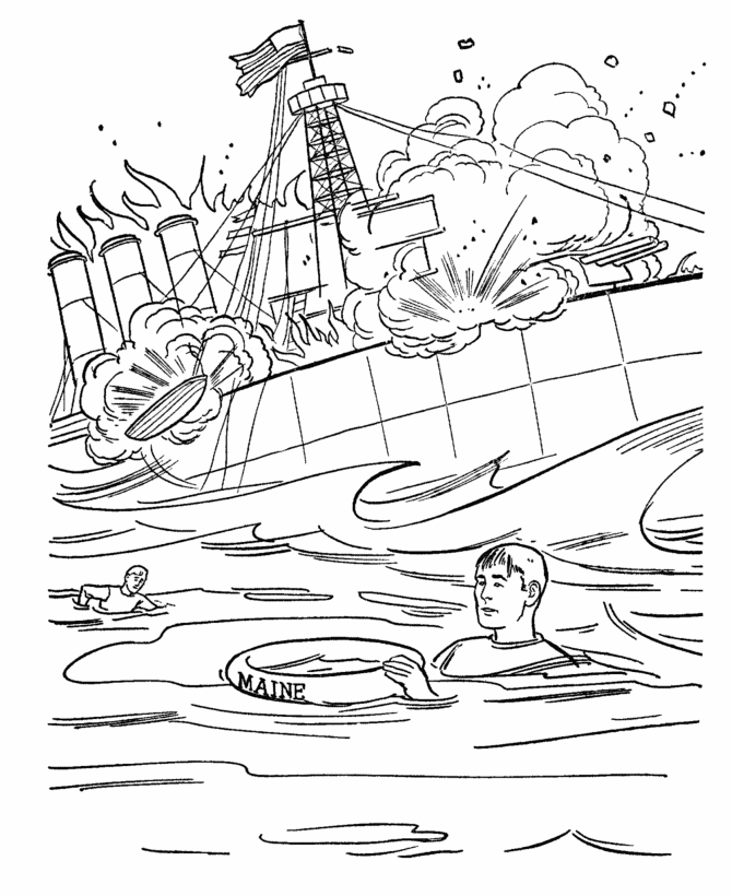 Memorial Day Coloring page