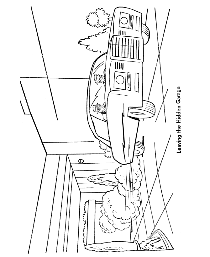  Green Hornet and Kato Coloring page