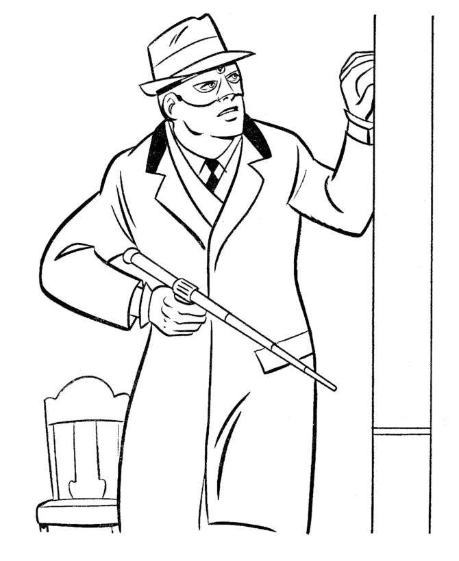  Green Hornet Coloring page