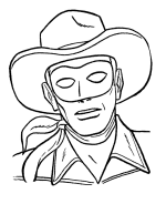 Lone Ranger Coloring Page 
