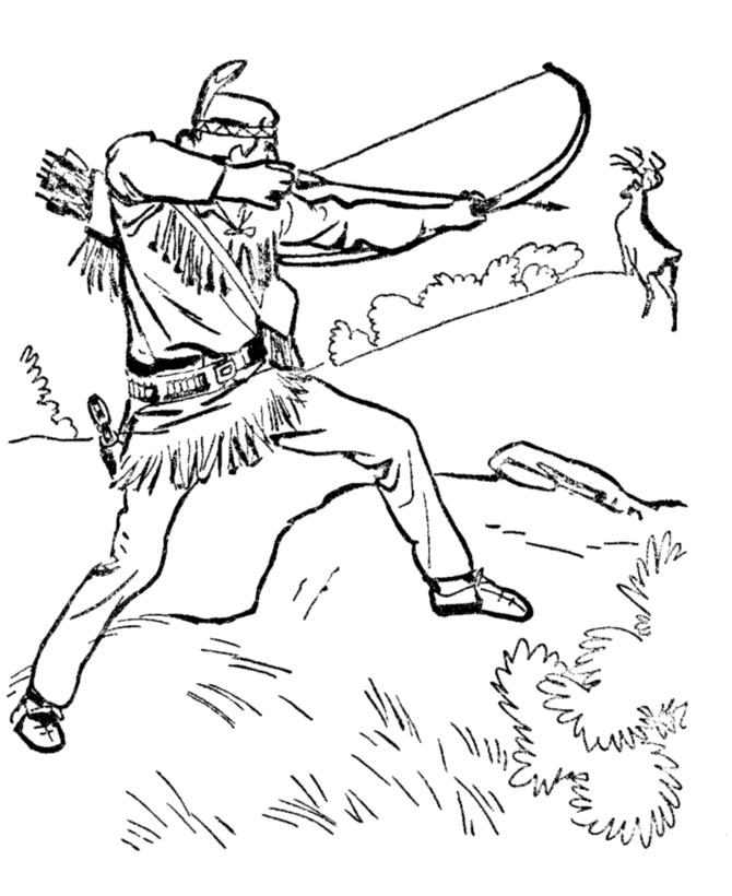  The Lone Ranger and Tonto Coloring page