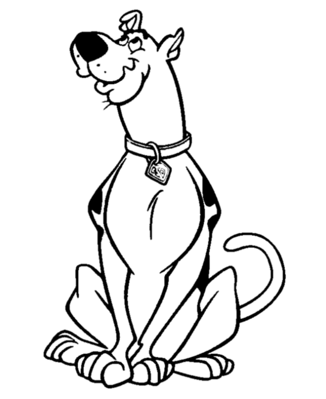  Scooby Doo Coloring page