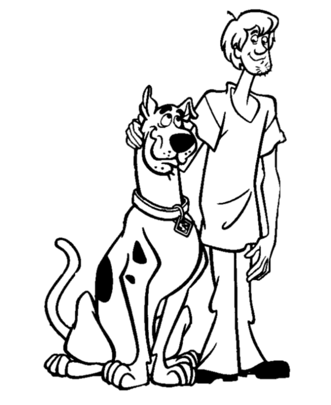  Scooby Doo Coloring page