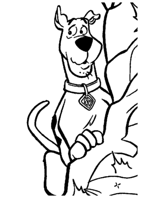  Scooby Doo Coloring page