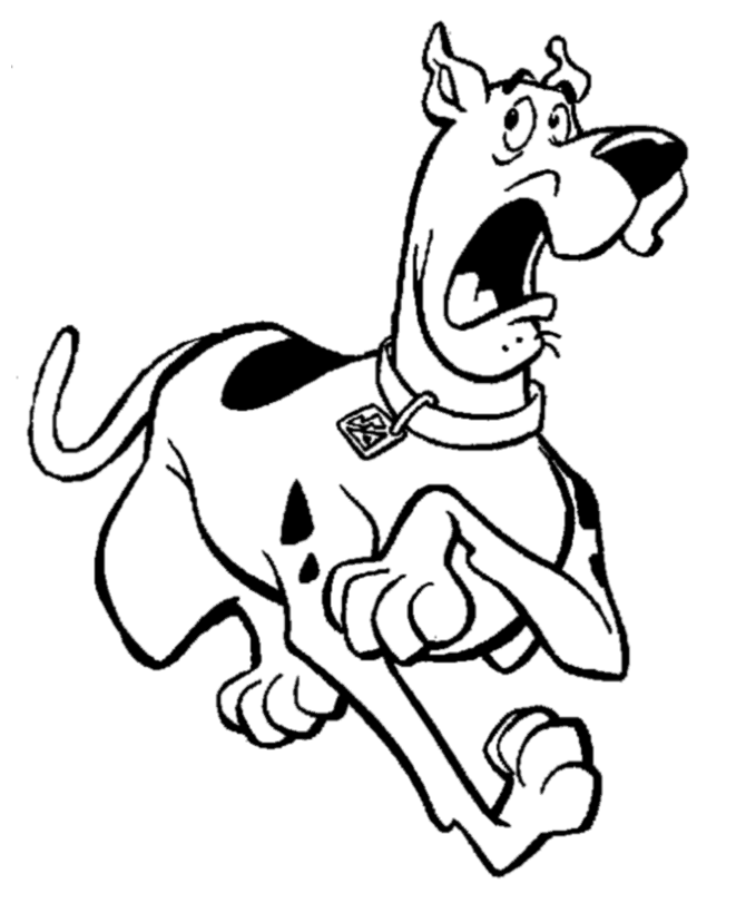  Scooby Doo Coloring page