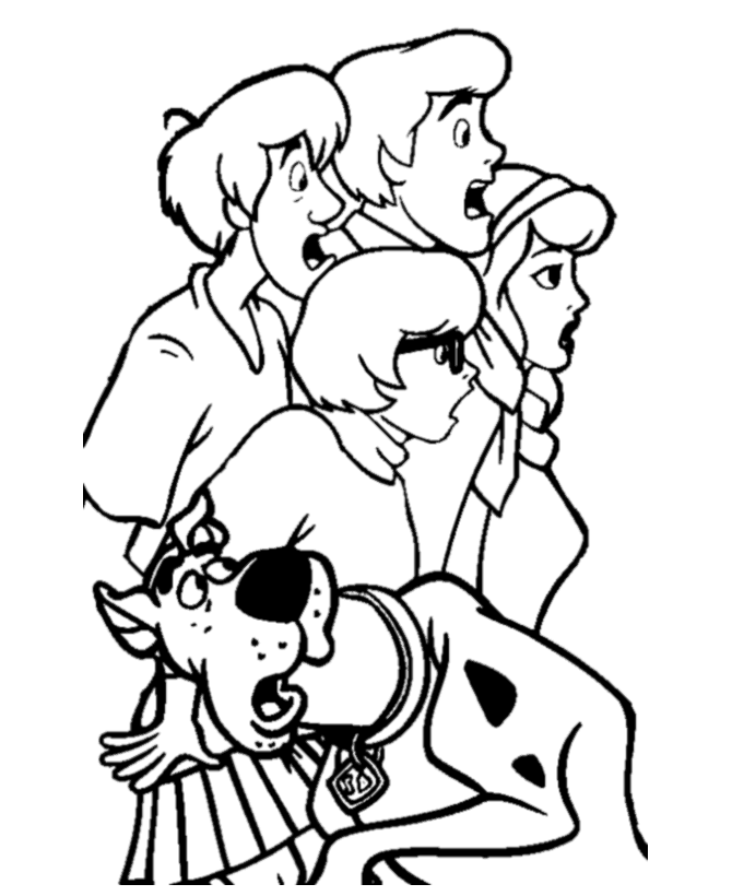  Scooby Doo Coloring page