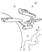 Star Trek Coloring Page Sheets