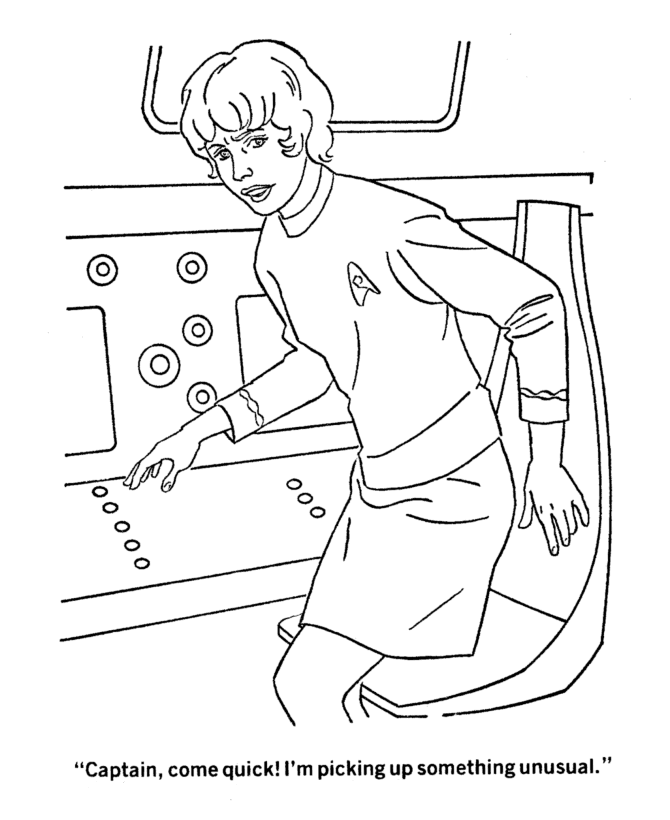  Enterprise crew Coloring page