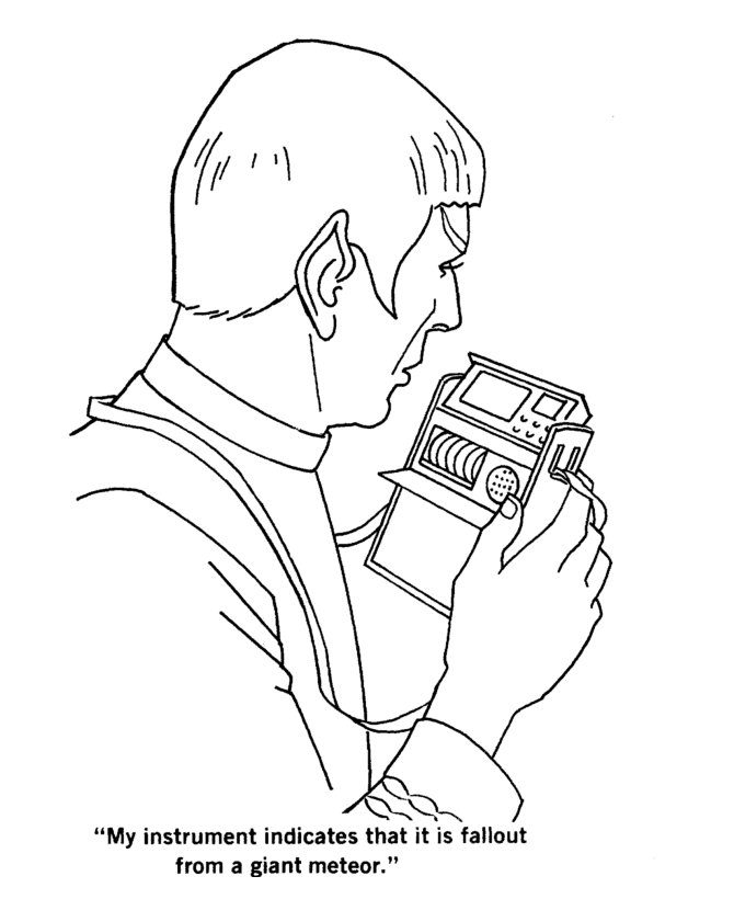  Star Trek Tricorder Coloring page