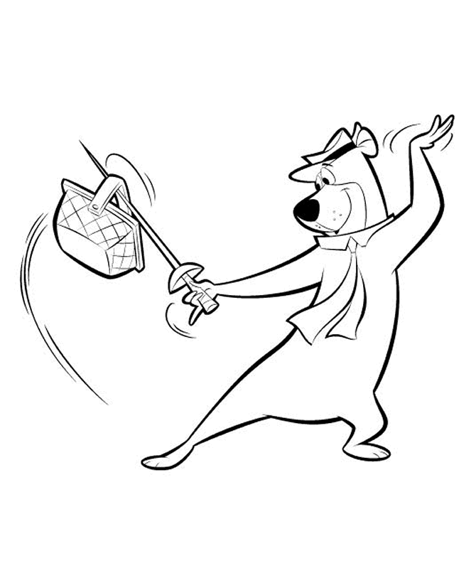  Yogi Bear Coloring page