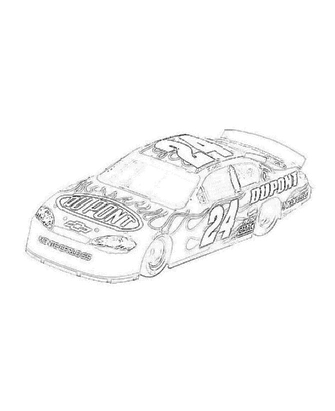 dale jr coloring pages - photo #30