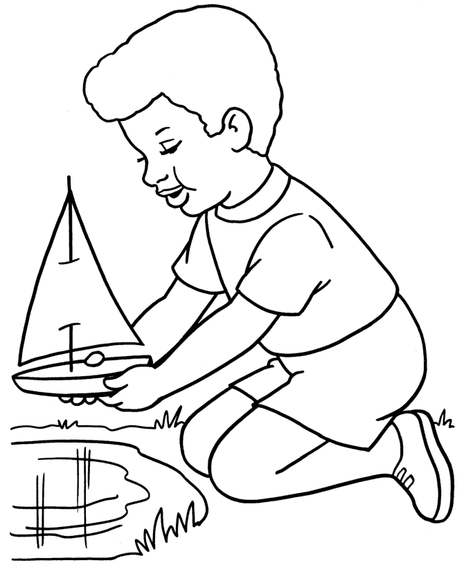 Spring Sports coloring page