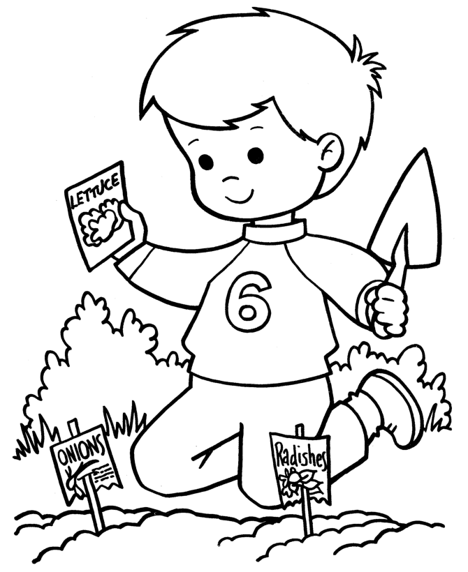 Spring Activities coloring page