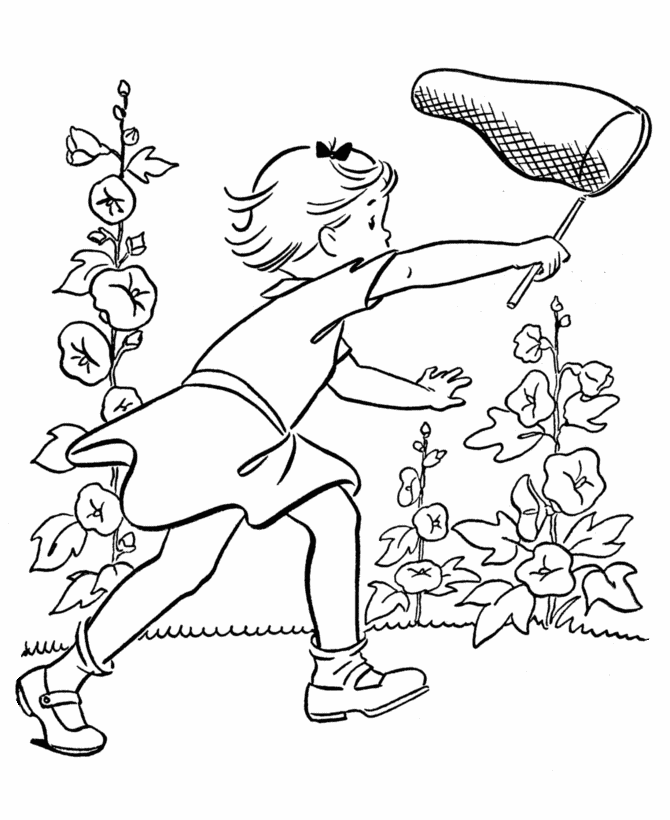 Spring Sports coloring page