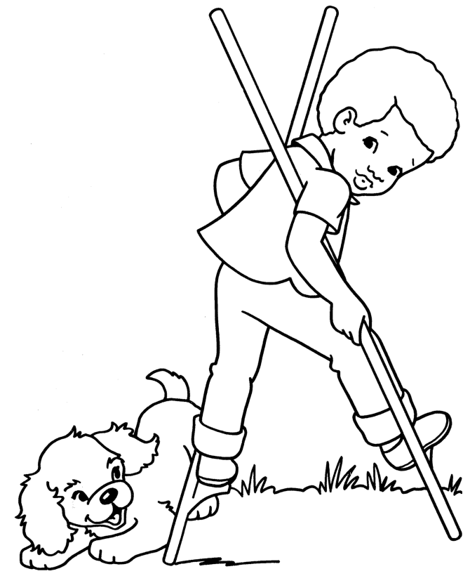 Spring fun coloring page