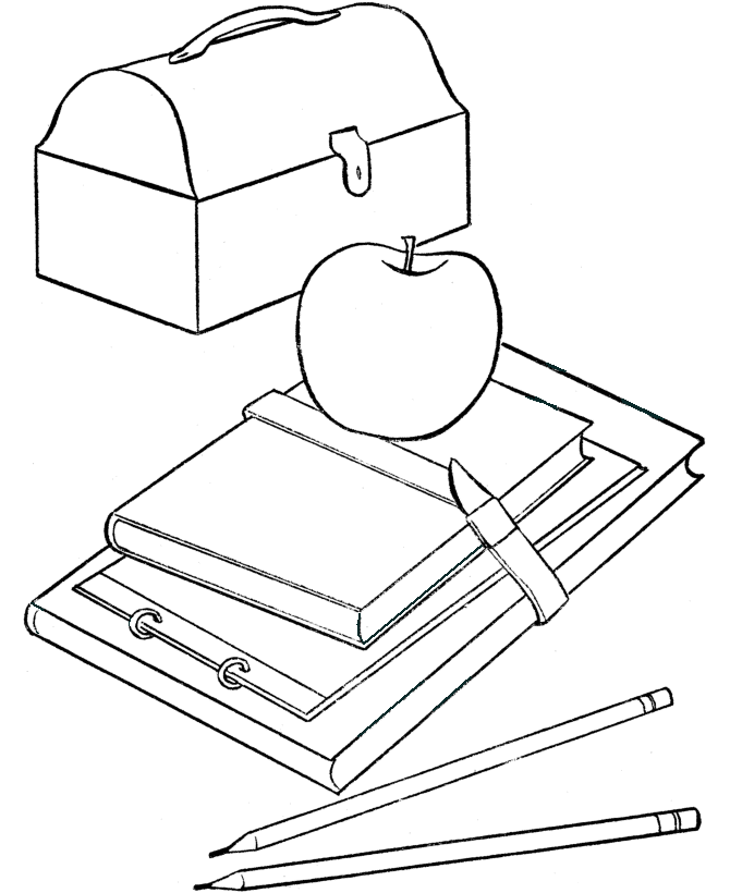 Spring Scene coloring page