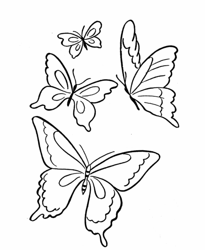Spring Scene coloring page