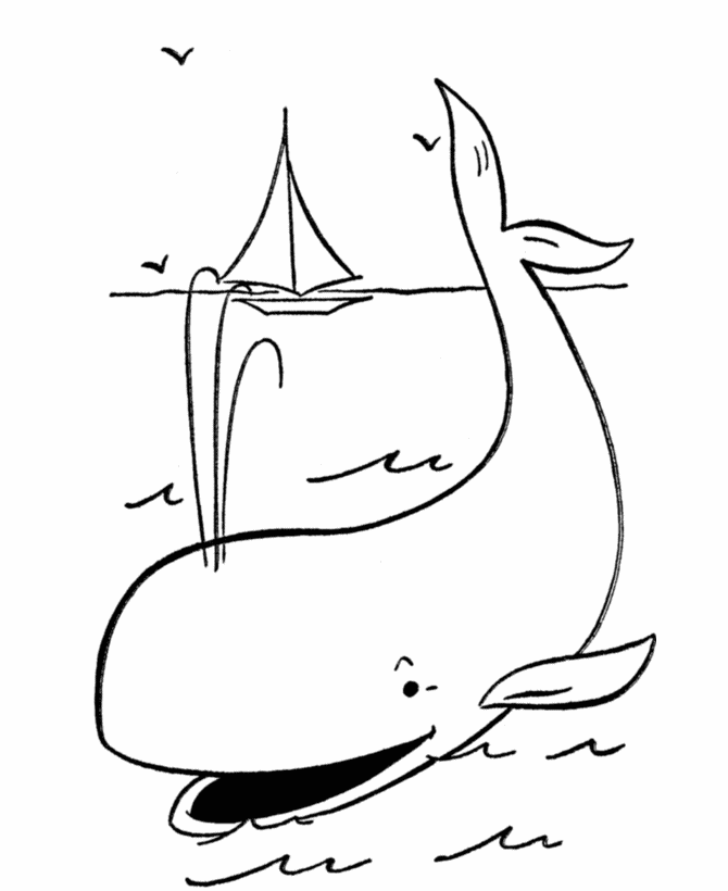 Happle whale coloring page