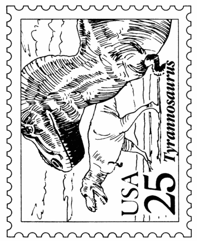 Nature Postage Stamp Coloring Pages 