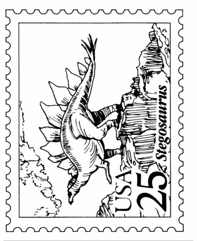 Nature Postage Stamp Coloring Pages 