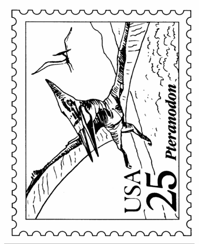 Nature Postage Stamp Coloring Pages 