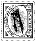 Commerative postage stamp coloring sheets and activity page