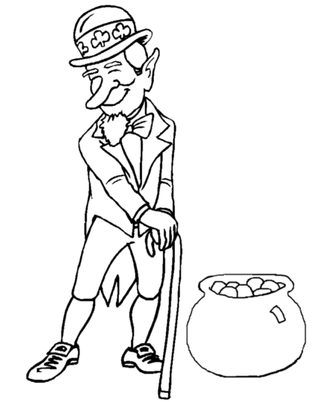 St Patrick's Day Coloring page