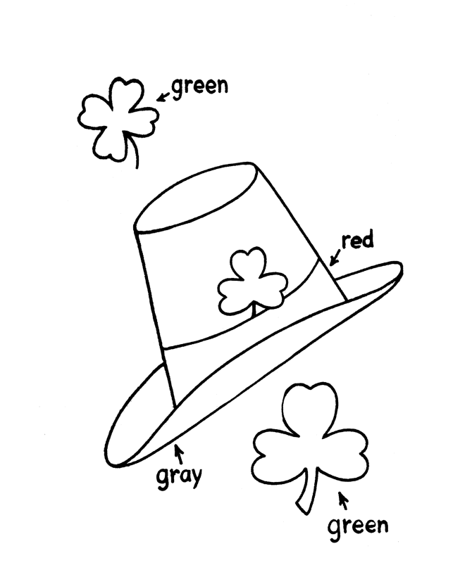 St Patrick's Day Coloring page