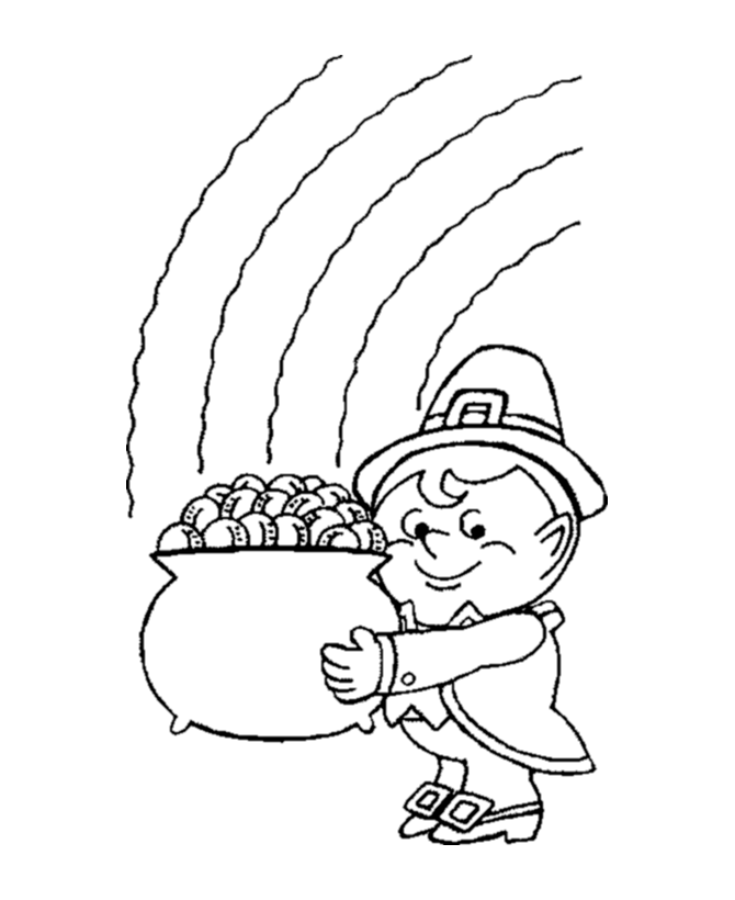 St Patrick's Day Coloring page