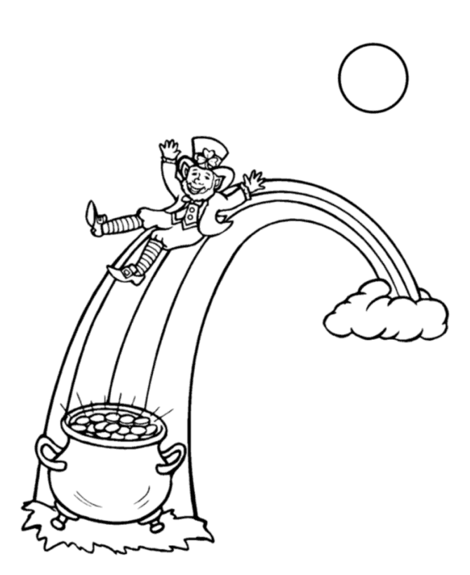 St Patrick's Day Coloring page