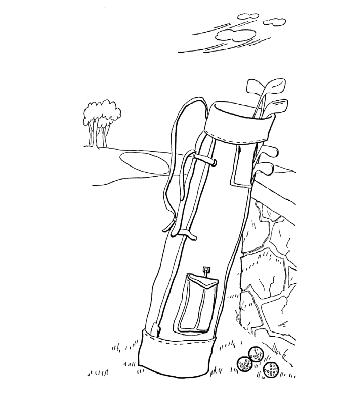 Summer Fun - Golf Bag and Balls