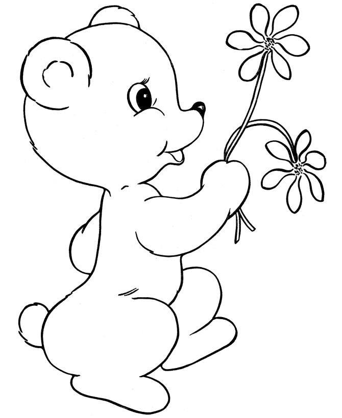 Teddy Bear Coloring page