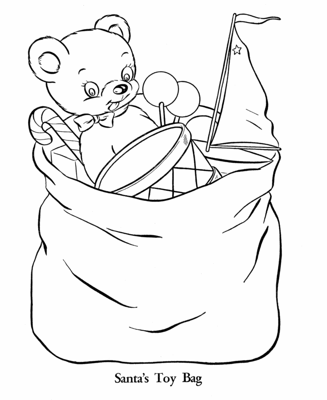 Teddy Bear Coloring page