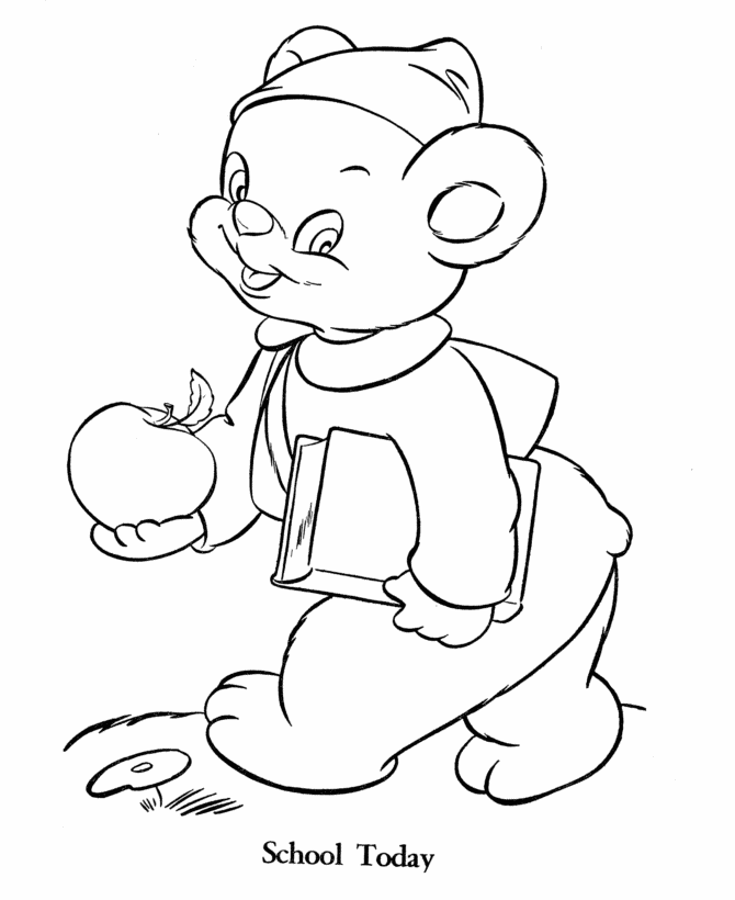 Teddy Bear Coloring page