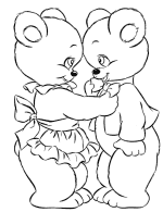 Teddy Bear Coloring Page Sheets