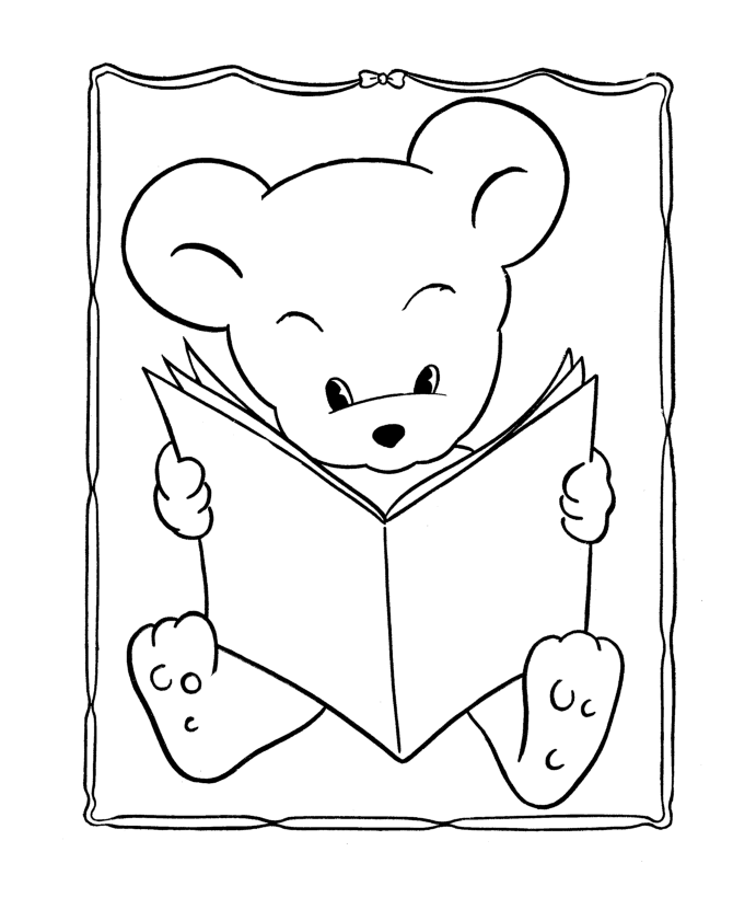 Teddy Bear Coloring page