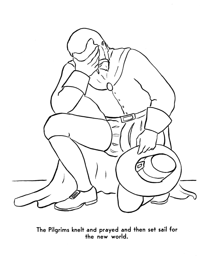 early settlers coloring pages - photo #14